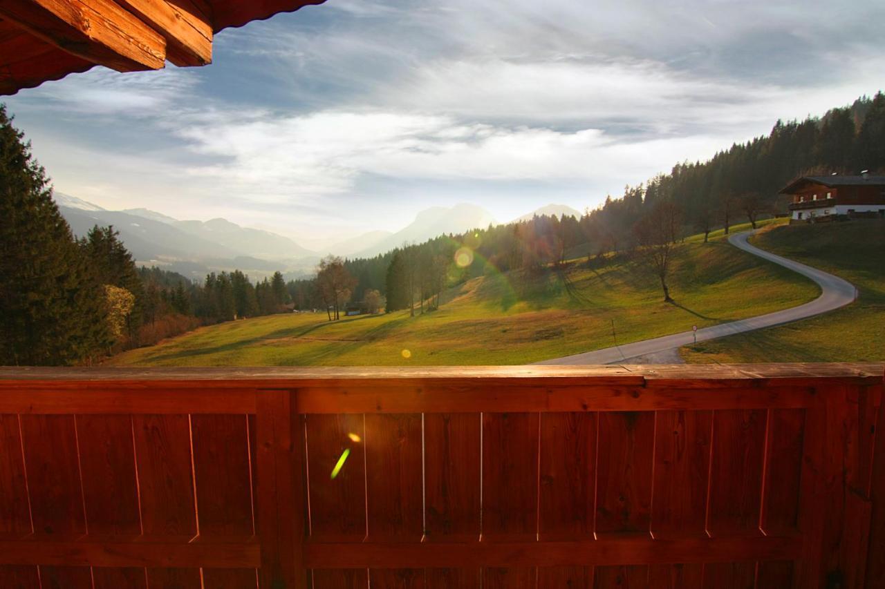 Boutique-Pension Jaegerwirt Scheffau am Wilden Kaiser Buitenkant foto